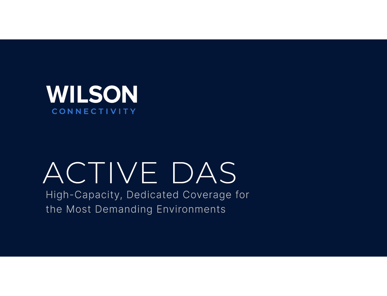 Video Overview: Active DAS Solutions