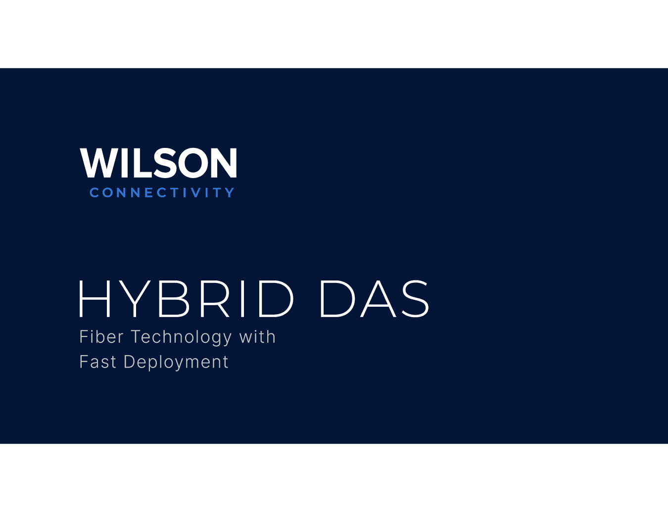Video Overview: Hybrid DAS Solutions